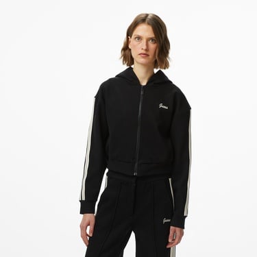  Guess Muriel Yün Karışımlı Kadın Siyah Sweatshirt