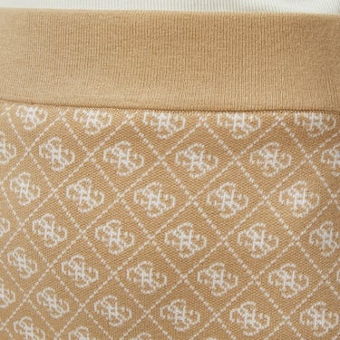  Guess Aubrey A Kesim Yün Karışımlı Kadın Renkli Etek