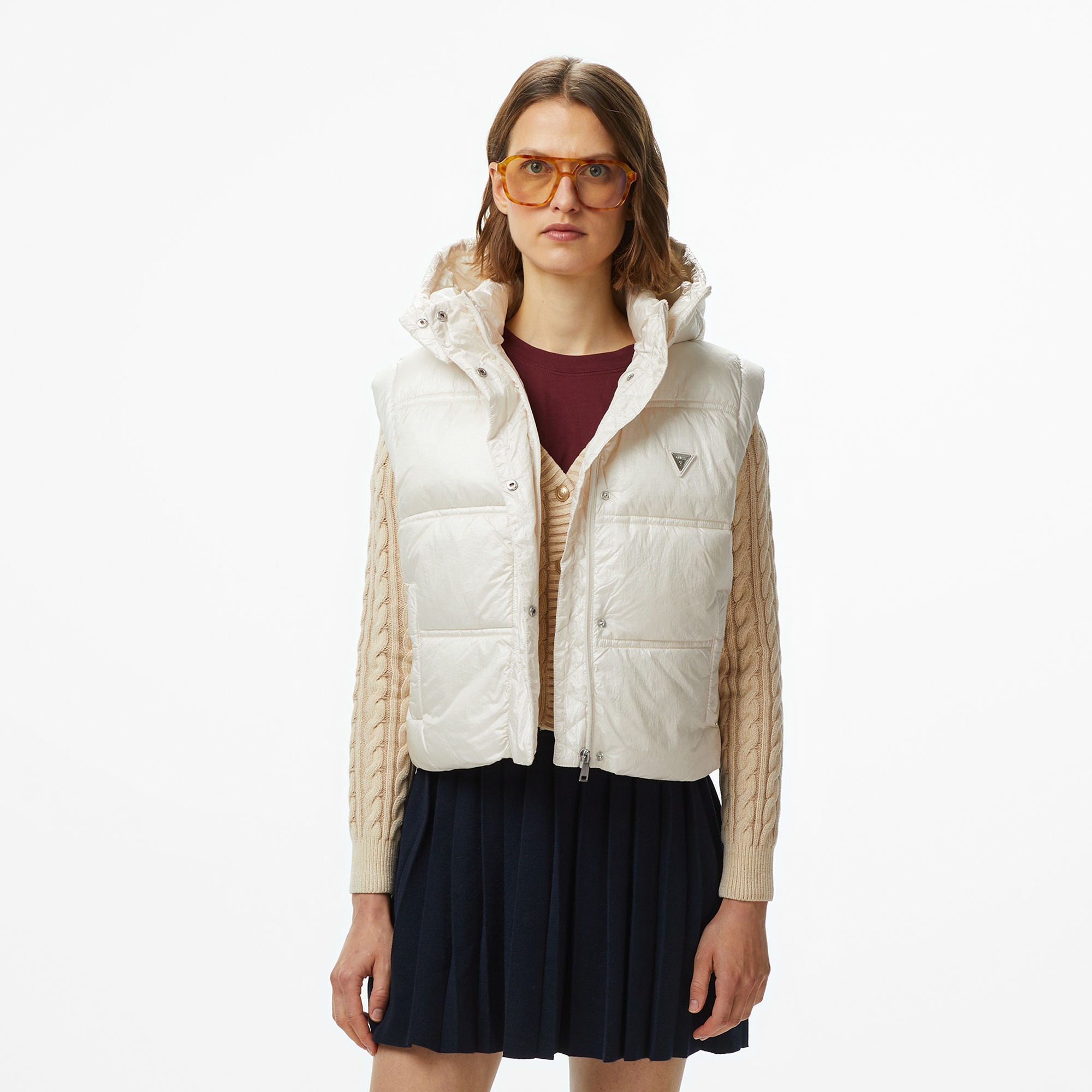 Guess Ernestine Kadın Bej Yelek