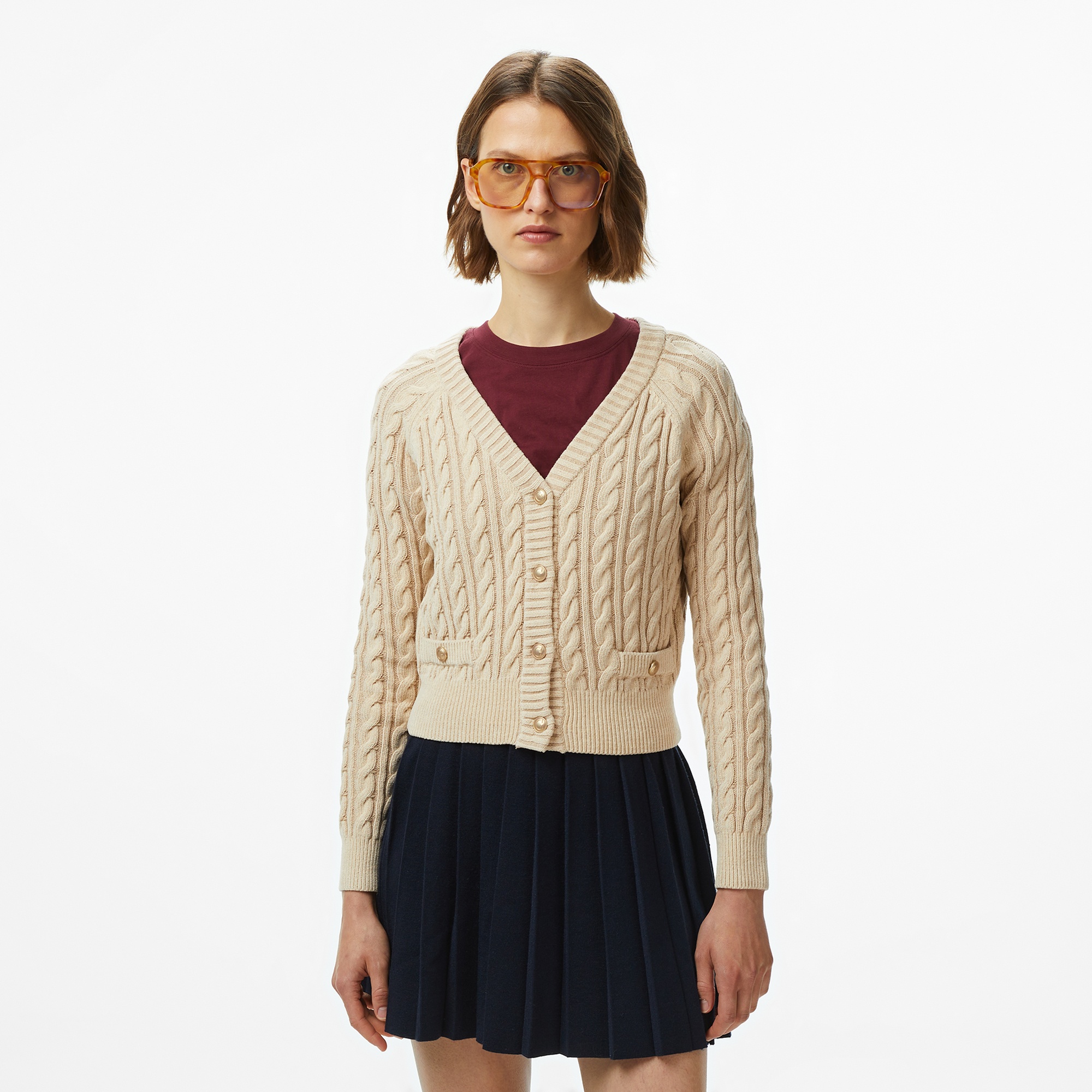 Guess Giselle Kadın Krem Rengi Hırka