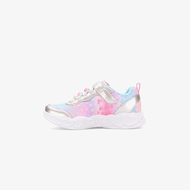  Skechers Infinite Heart Lights Çocuk Gri Spor Ayakkabı