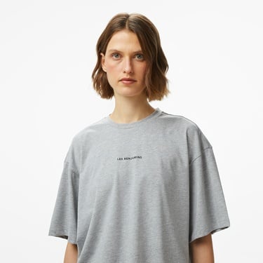  Les Benjamins Kadın Gri T-Shirt