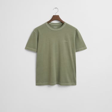  GANT Erkek Yeşil Regular Fit Bisiklet Yaka T-Shirt