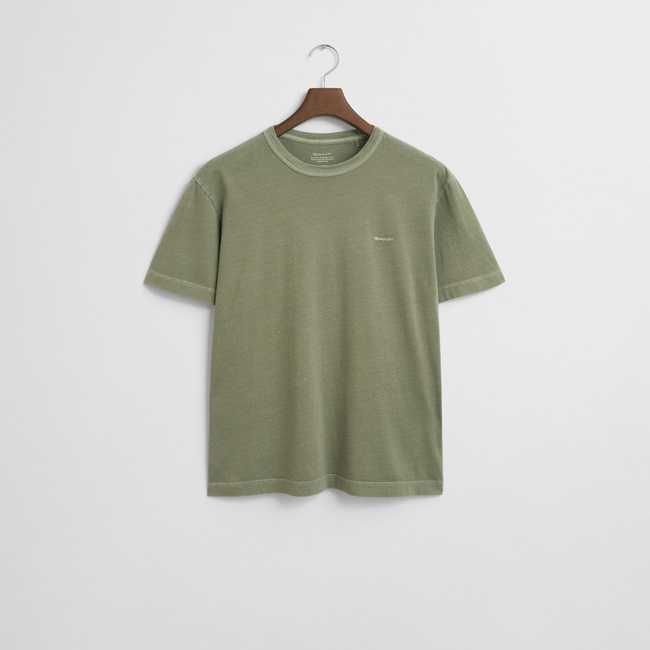  GANT Erkek Yeşil Regular Fit Bisiklet Yaka T-Shirt