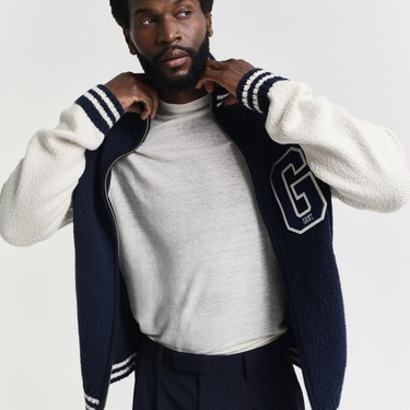  GANT Erkek Krem Regular Fit Bisiklet Yaka T-Shirt