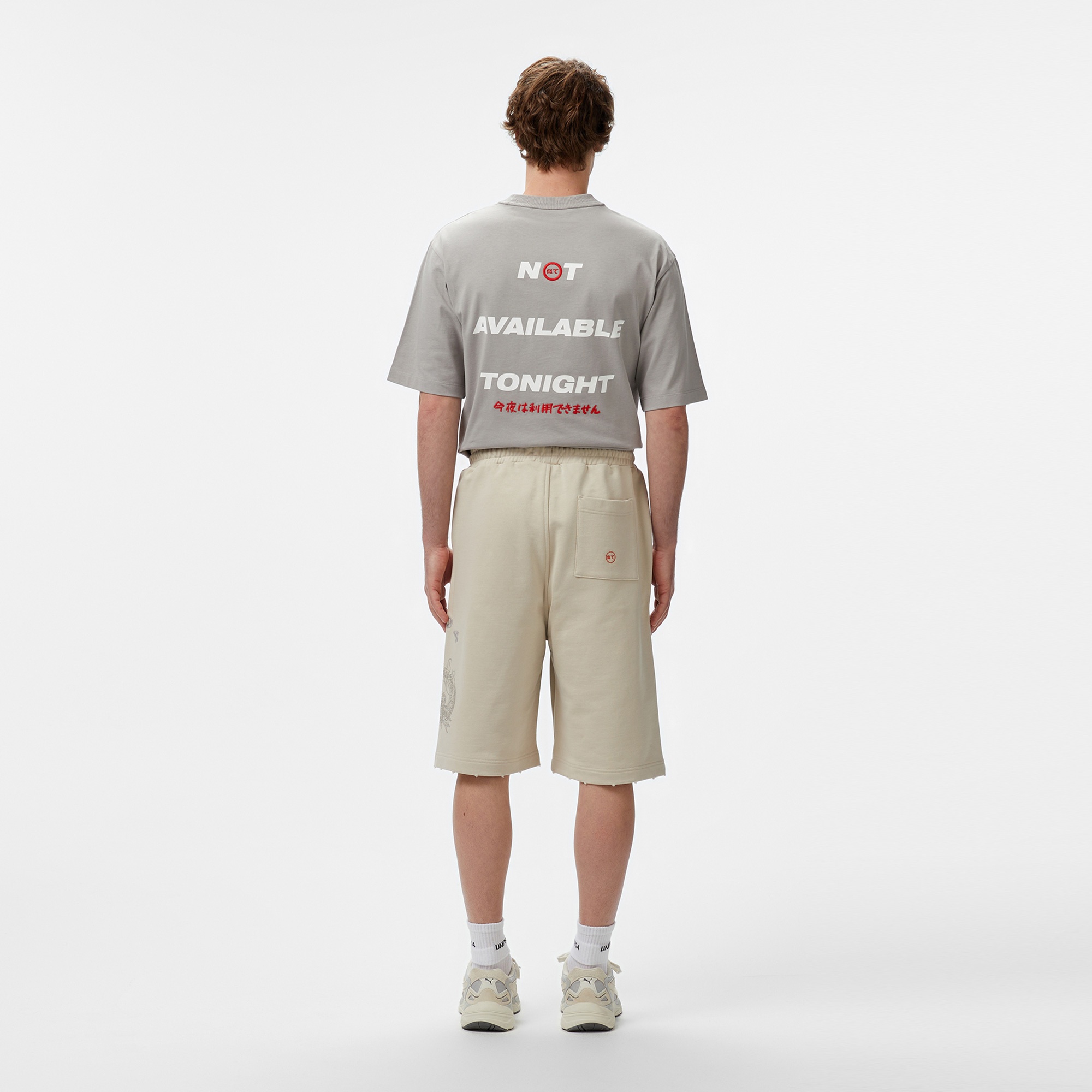 UNITED4 Erkek Krem Şort