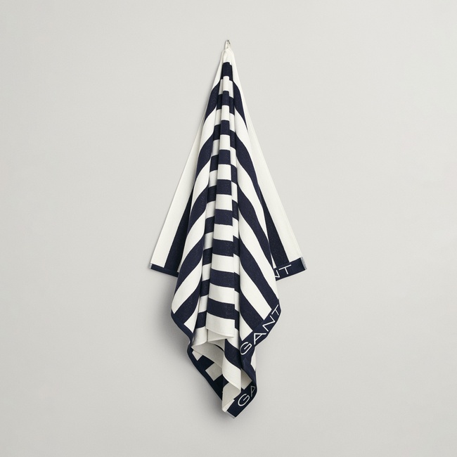  GANT Unisex Lacivert Çizgili Havlu