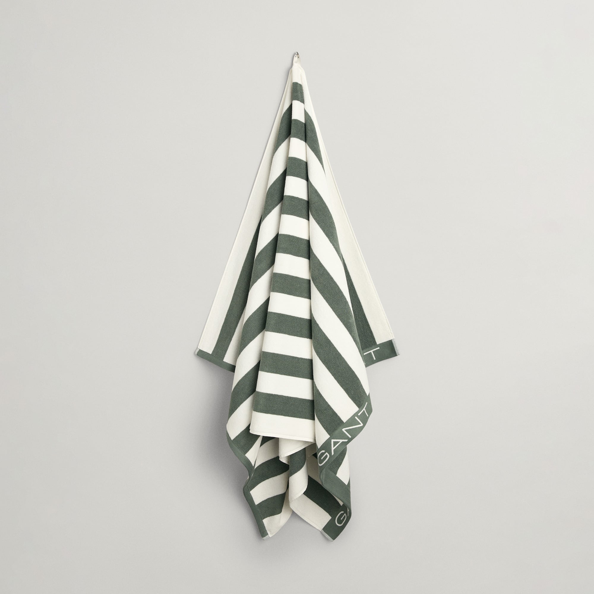  GANT Unisex Yeşil Çizgili Havlu
