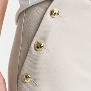  GANT Kadın Bej Straight Fit Pantolon