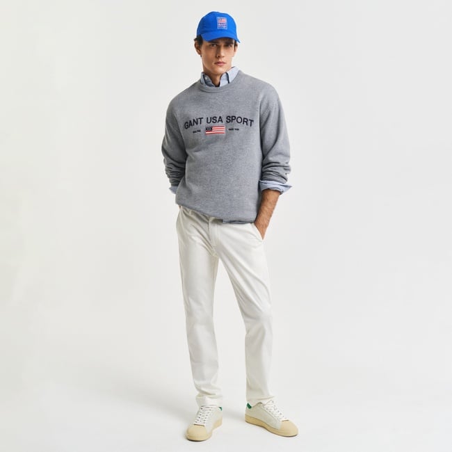  GANT Erkek Krem Slim Fit Pantolon