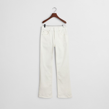  GANT Kadın Krem Slim Fit Pantolon