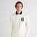 GANT Erkek Krem Regular Fit Bisiklet Yaka Logolu Sweatshirt