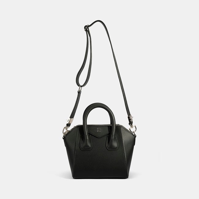  Kadın Siyah Omuz Askılı Mini El Çantası