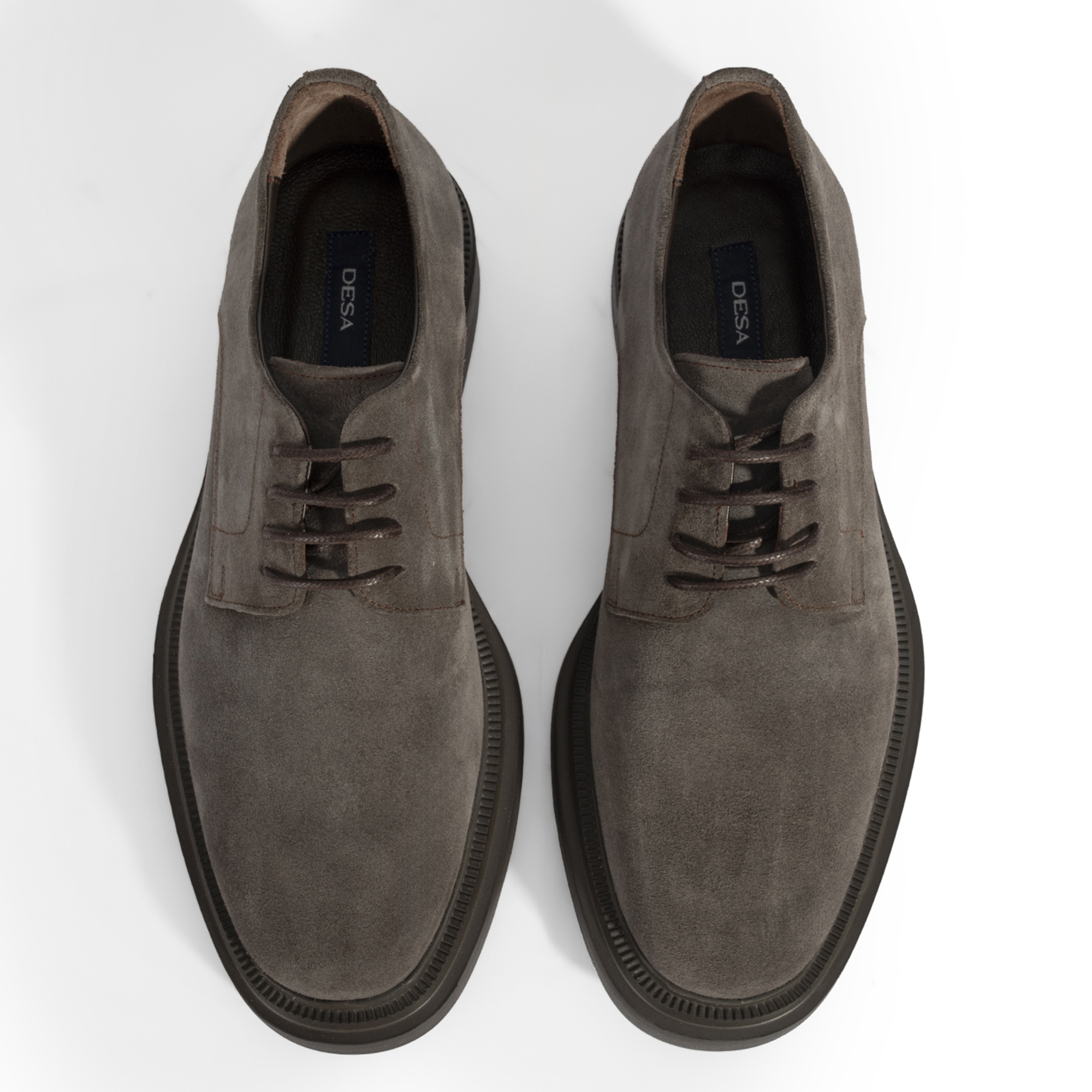 Erkek Vizon Bağcıklı Günlük Süet Ayakkabı