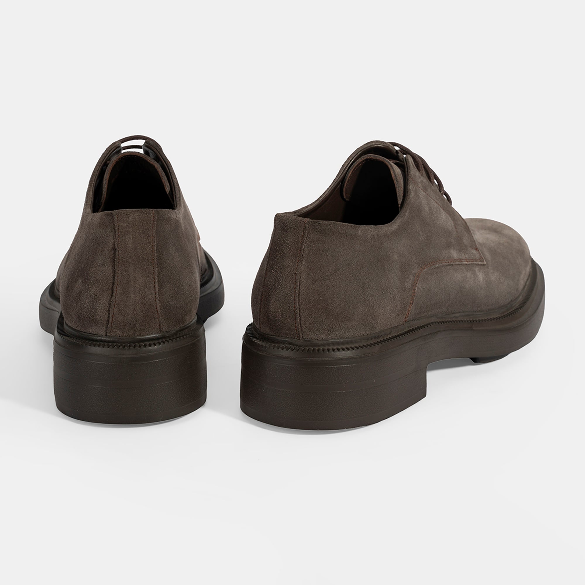 Erkek Vizon Bağcıklı Günlük Süet Ayakkabı