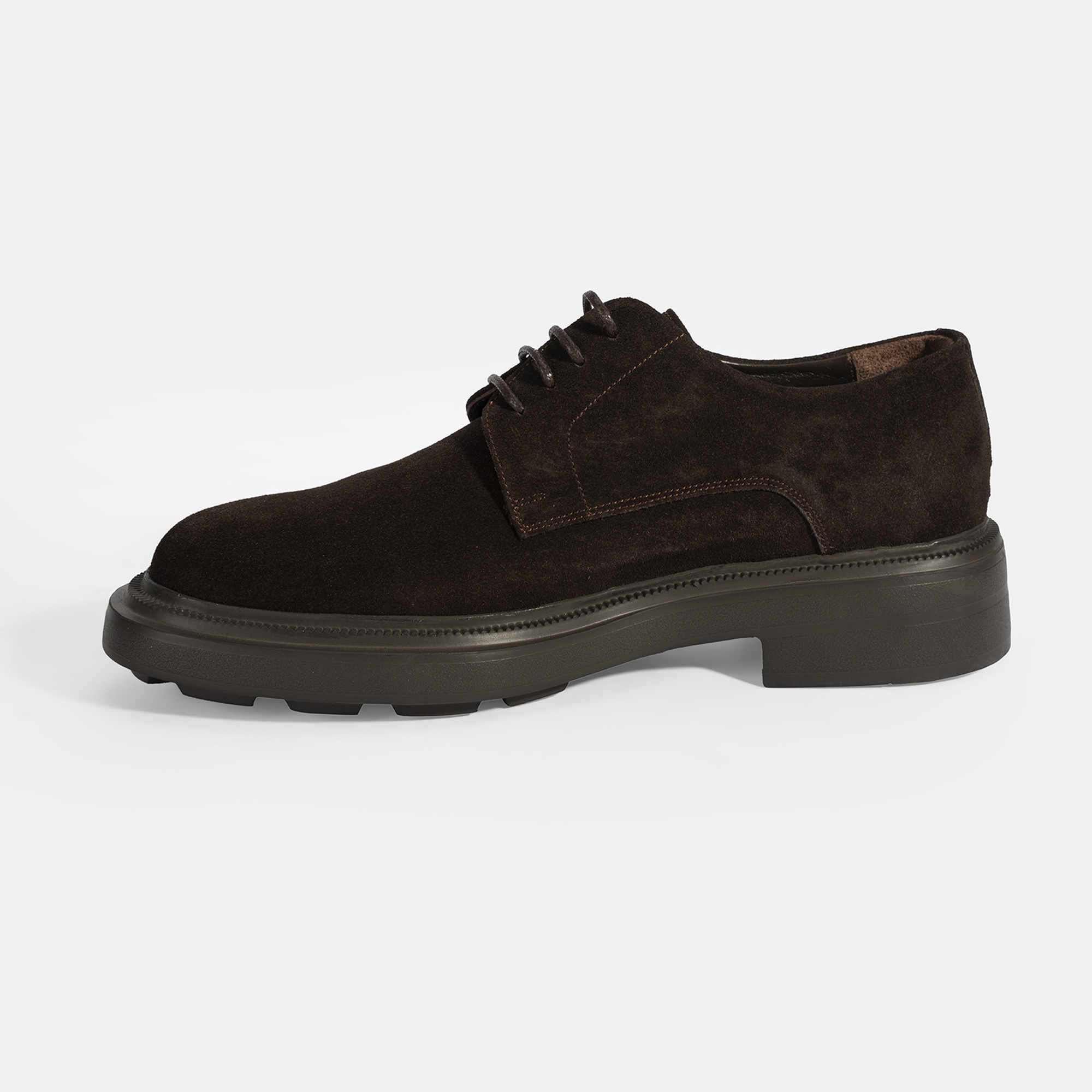 Erkek Kahve Bağcıklı Günlük Süet Ayakkabı