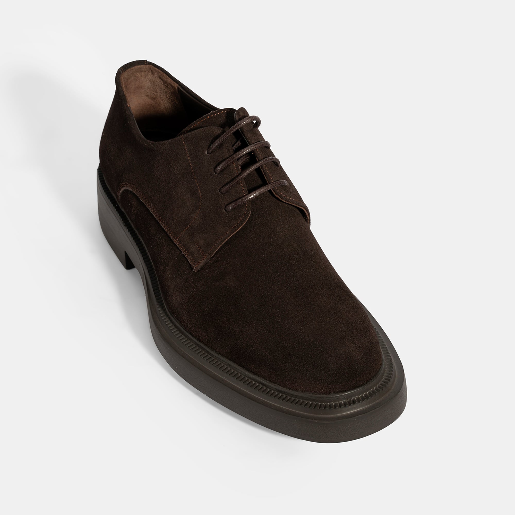 Erkek Kahve Bağcıklı Günlük Süet Ayakkabı