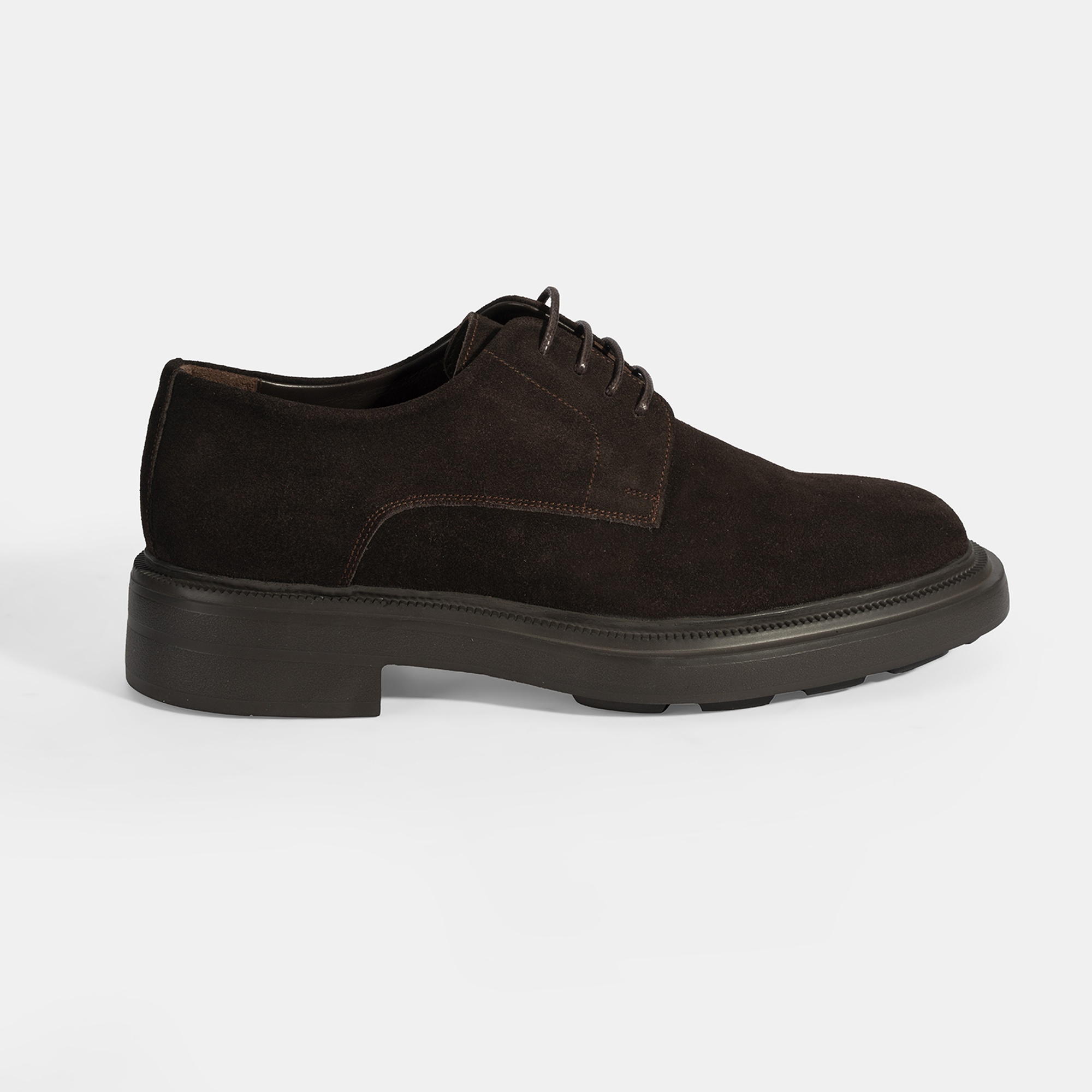 Erkek Kahve Bağcıklı Günlük Süet Ayakkabı