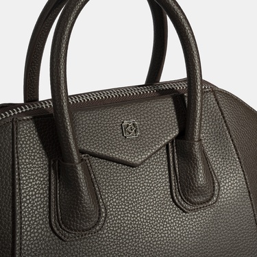  Kadın Kahve Omuz Askılı El Çantası