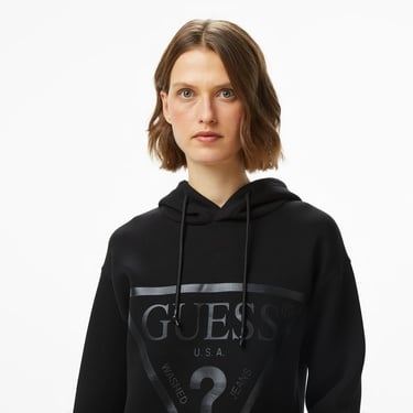  Guess New Alisa 340 Kadın Siyah Sweatshirt