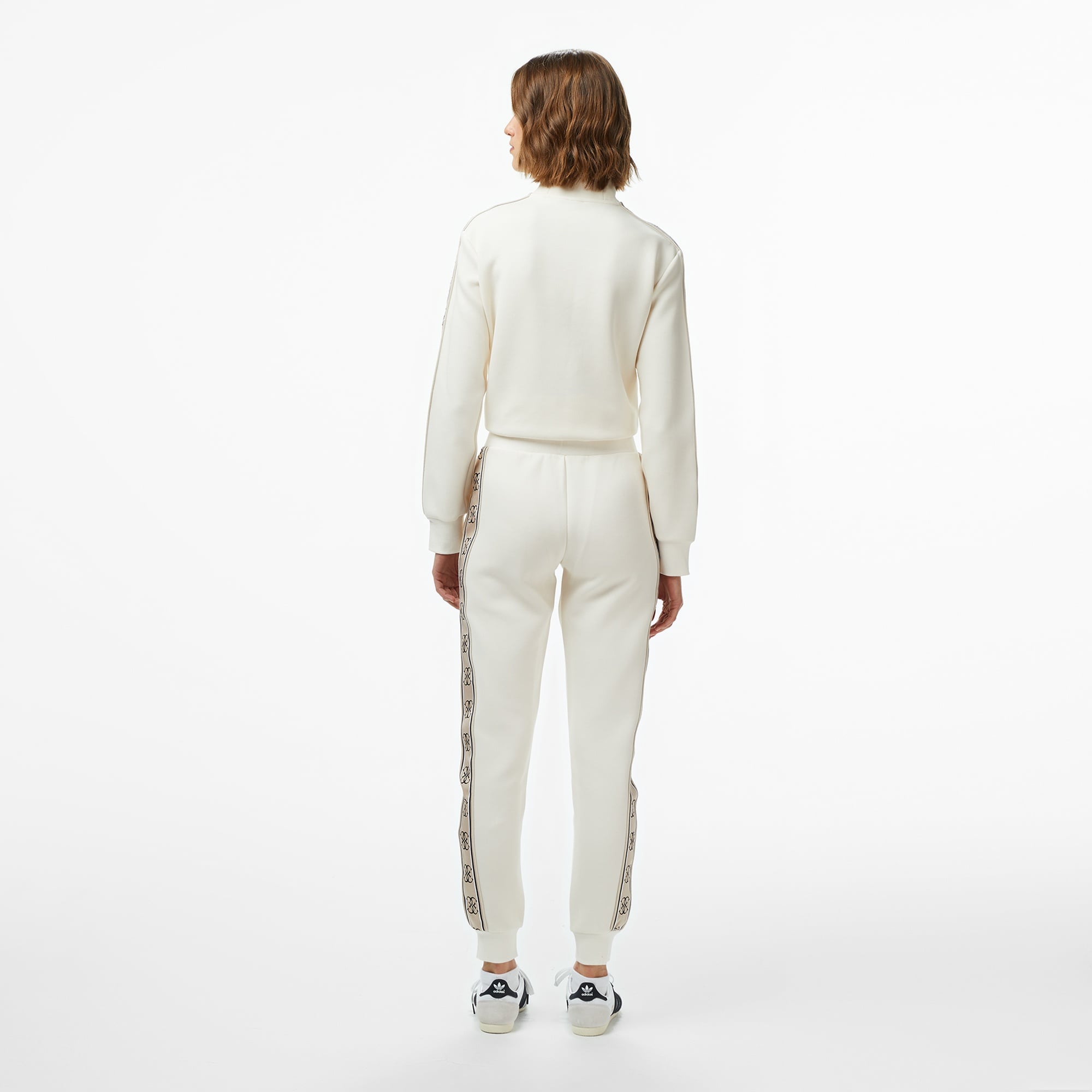 Guess Britney Jogger Punto Milano Kadın Beyaz Eşofman Altı