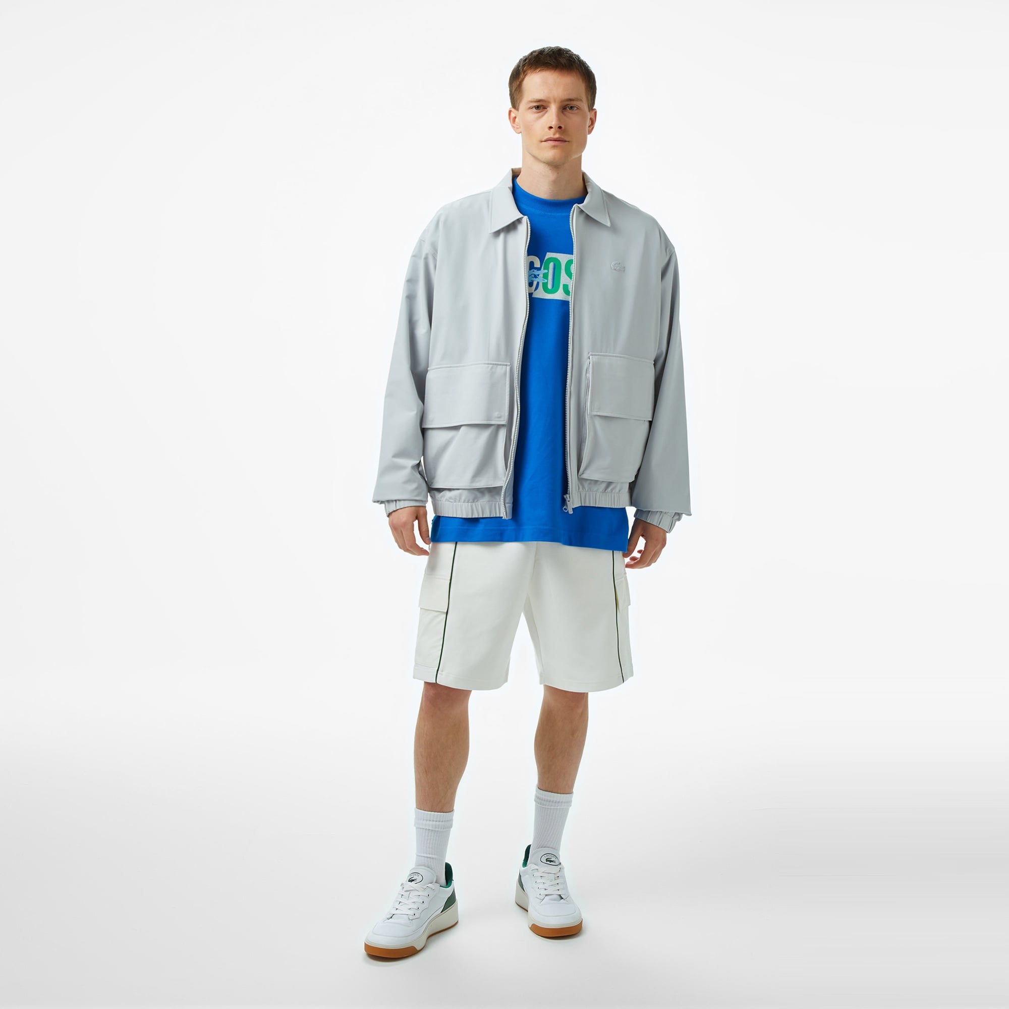 Lacoste House of SuperStep x Lacoste Erkek Gri Mont