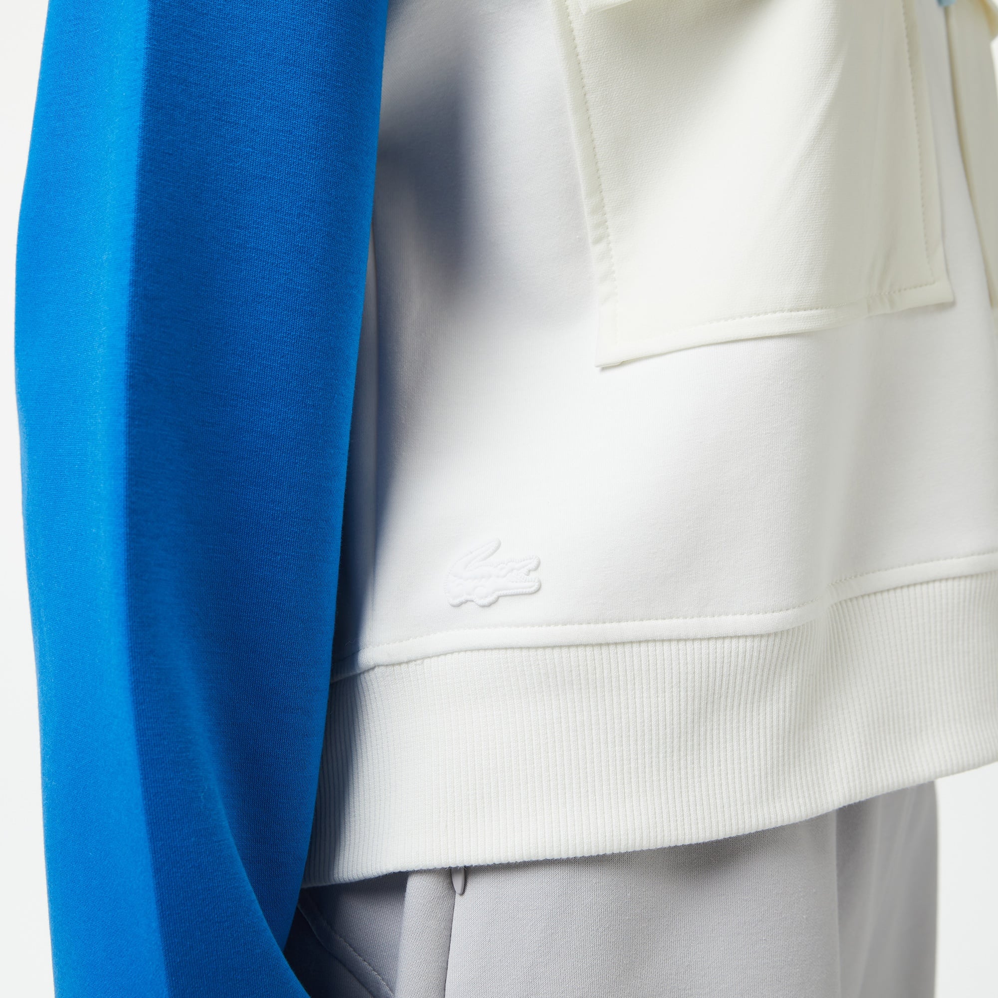 Lacoste House of SuperStep x Lacoste Kadın Beyaz Sweatshirt