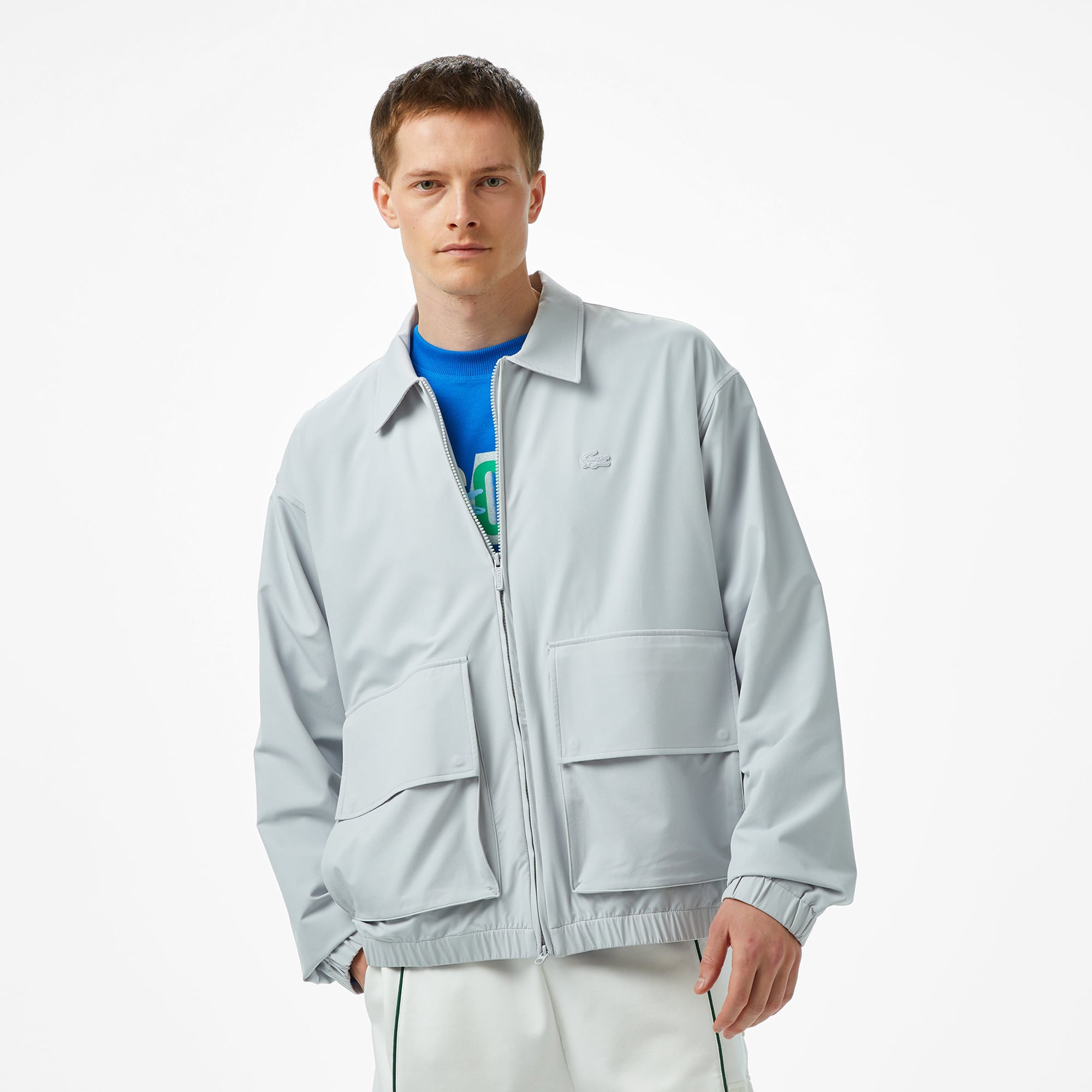  Lacoste House of SuperStep x Lacoste Erkek Gri Mont