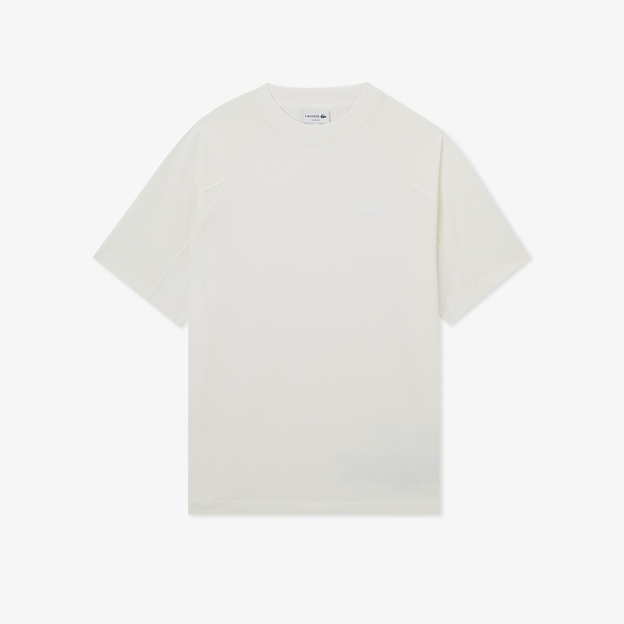 Lacoste House of SuperStep x Lacoste Erkek Beyaz T-Shirt