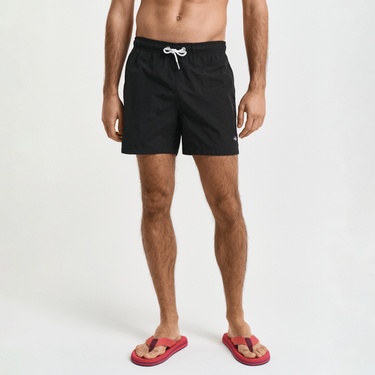  GANT Erkek Siyah Regular Fit Mayo Şort