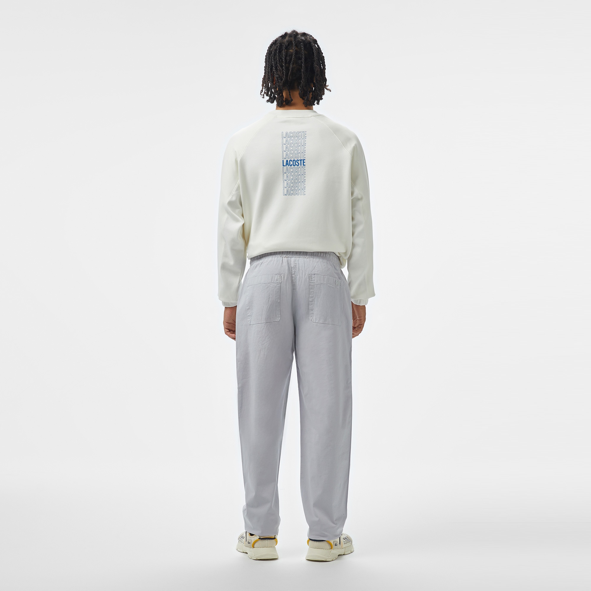 Lacoste House of SuperStep x Lacoste Erkek Gri Pantolon