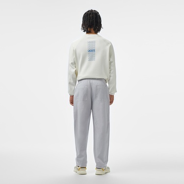  Lacoste House of SuperStep x Lacoste Erkek Gri Pantolon