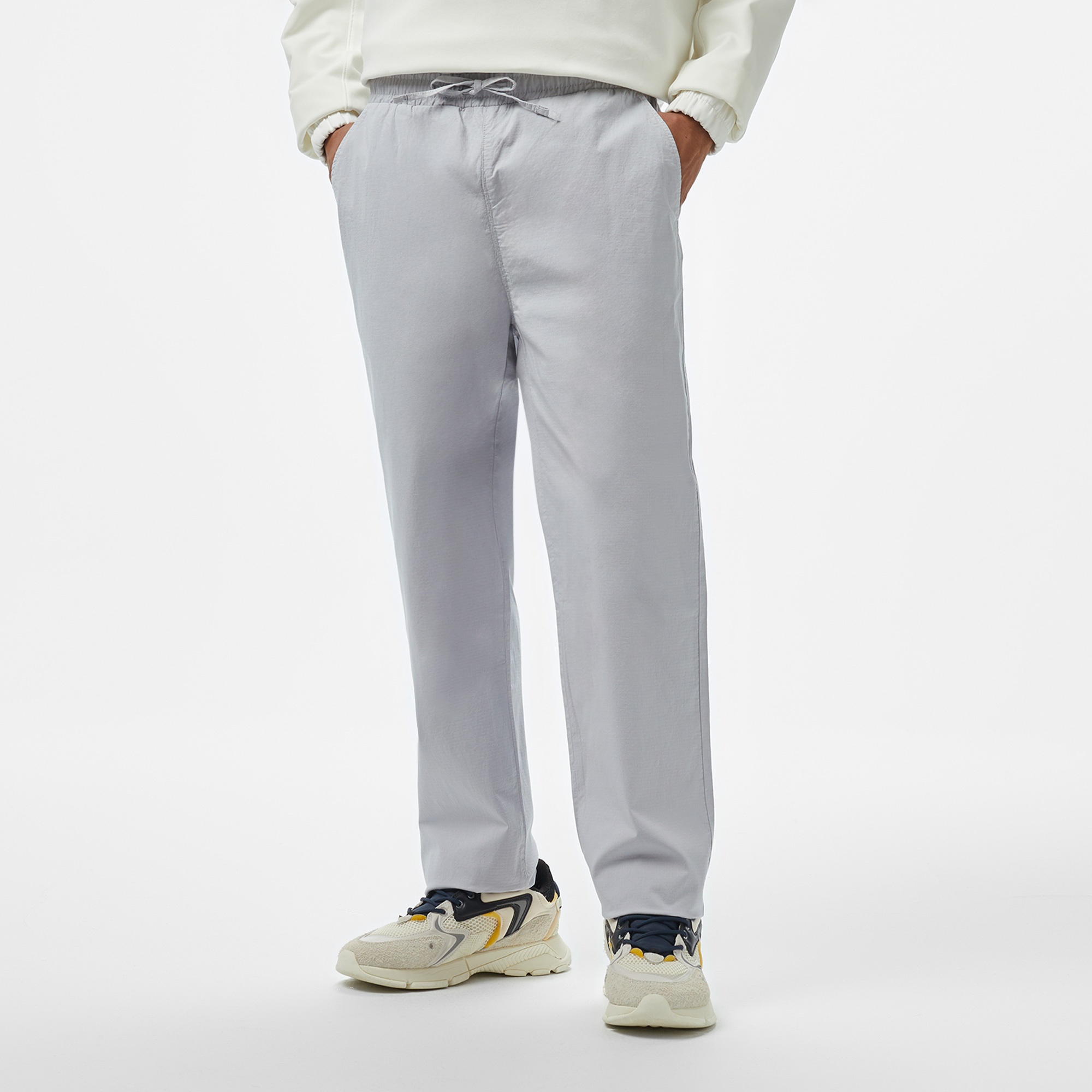 Lacoste House of SuperStep x Lacoste Erkek Gri Pantolon