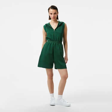  Lacoste House of SuperStep x Lacoste Kadın Yeşil Elbise