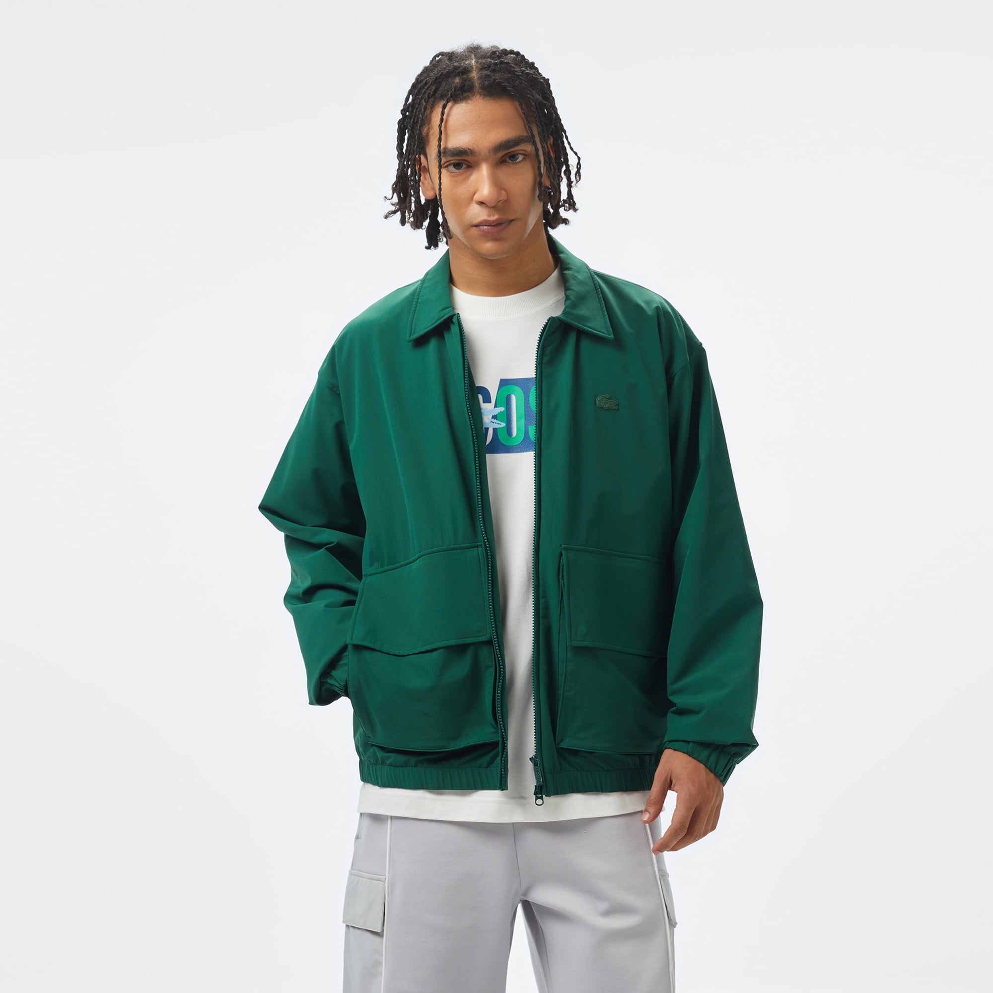  Lacoste House of SuperStep x Lacoste Erkek Yeşil Mont