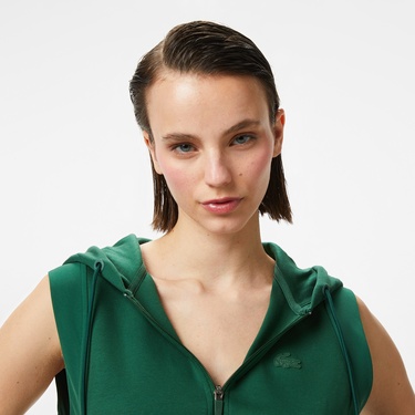  Lacoste House of SuperStep x Lacoste Kadın Yeşil Elbise