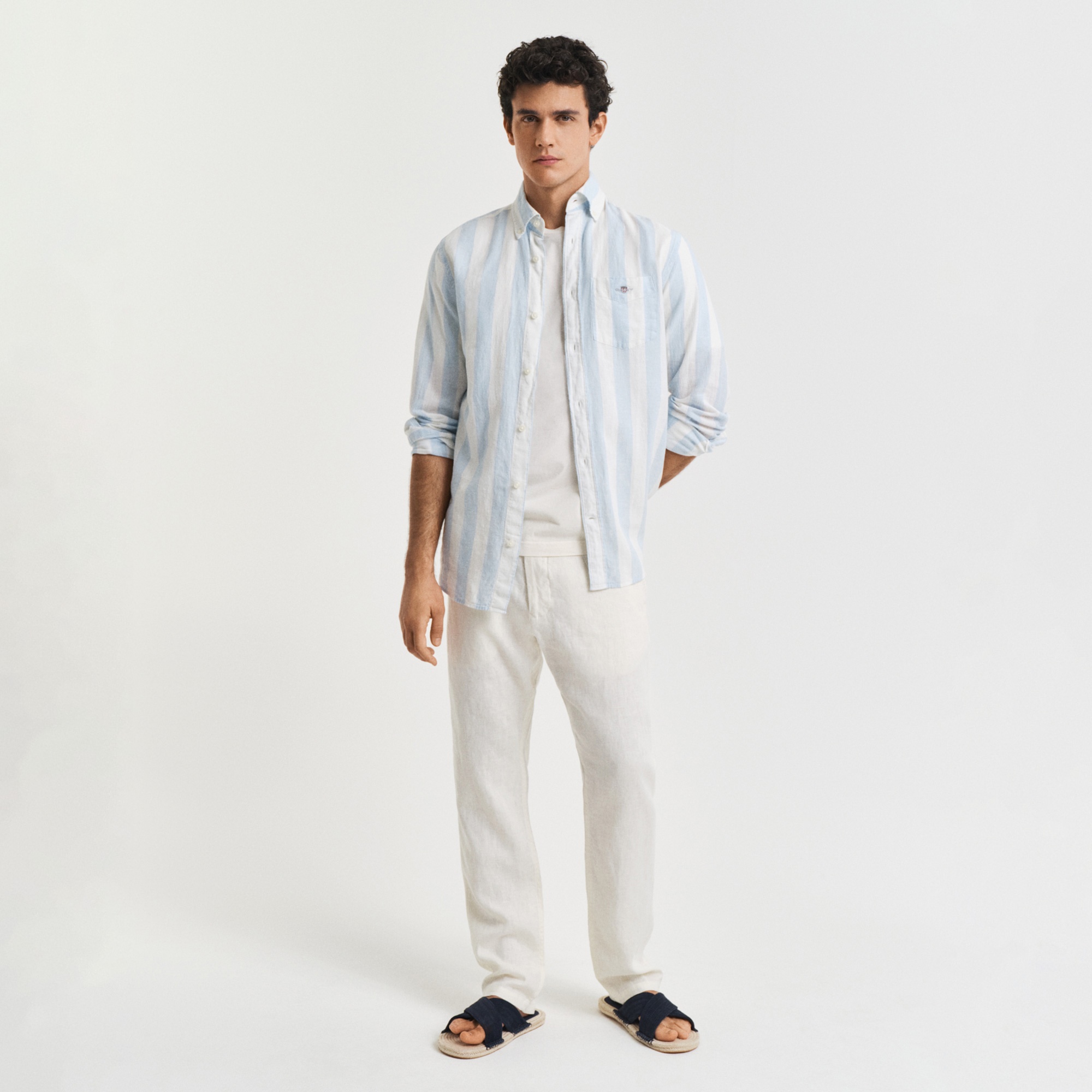 GANT Erkek Krem Relaxed Fit Pantolon