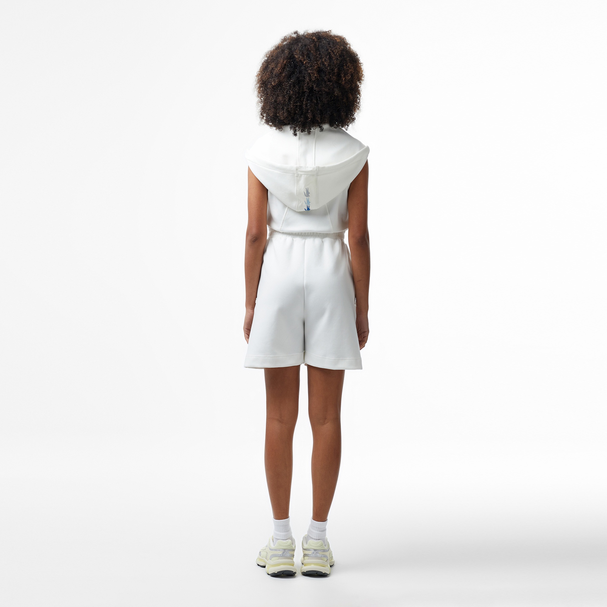 Lacoste House of SuperStep x Lacoste Kadın Beyaz Elbise