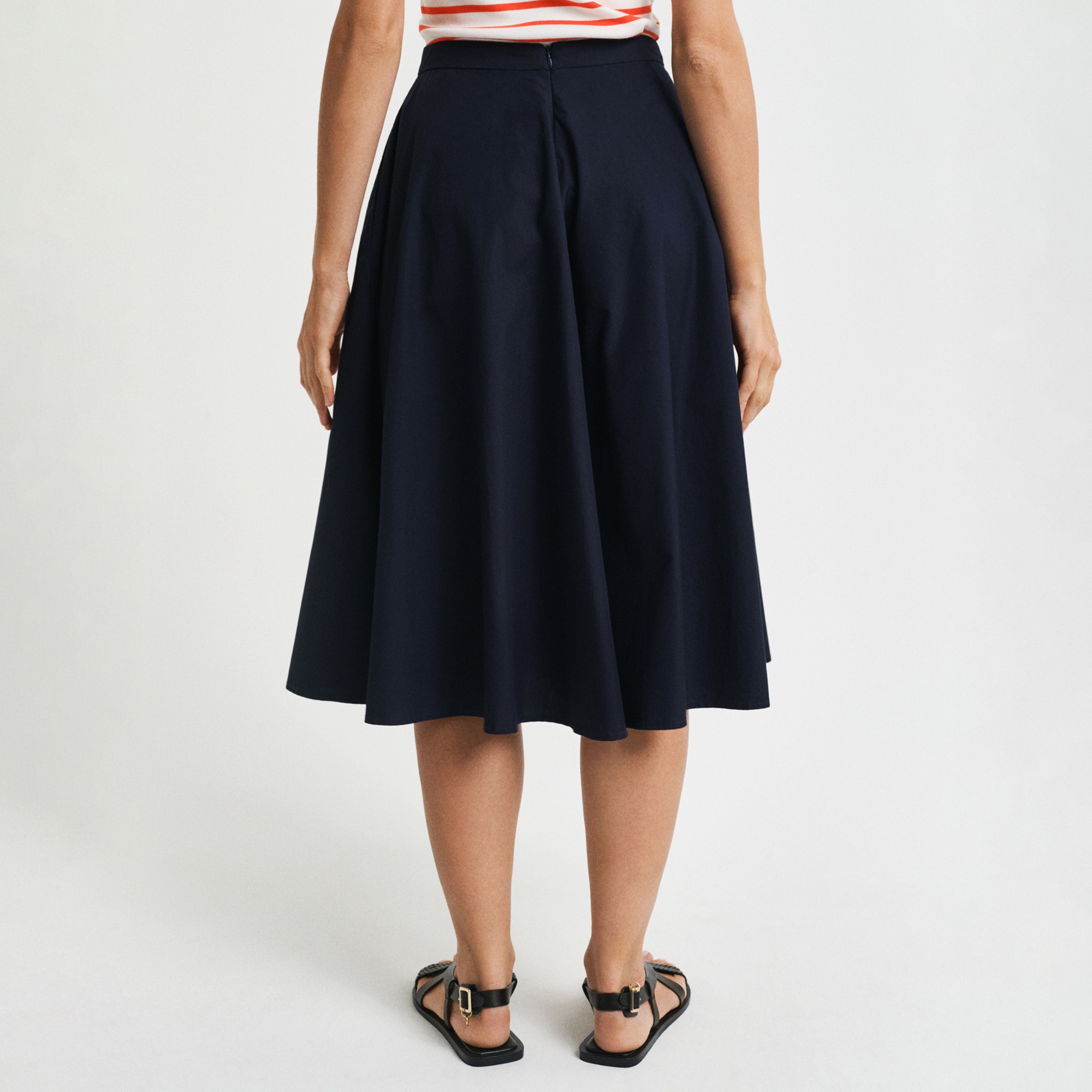 GANT Kadın Lacivert Loose Fit Etek