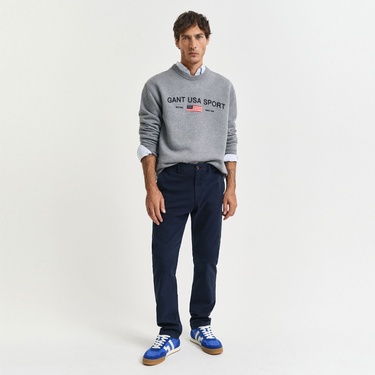  GANT Erkek Lacivert Slim Fit Pantolon