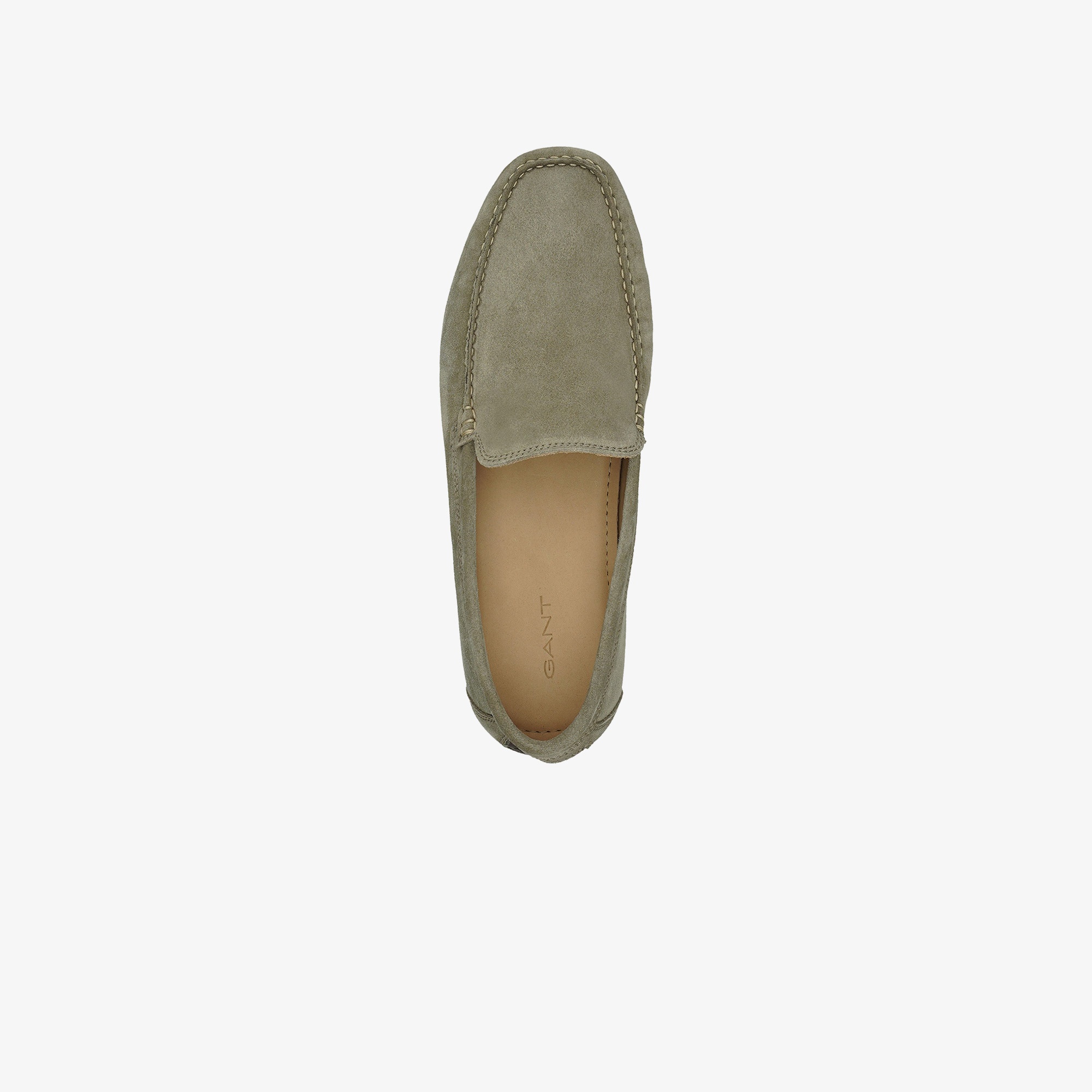 GANT Erkek Yeşil Süet Loafer