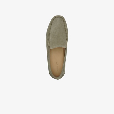  GANT Erkek Yeşil Süet Loafer