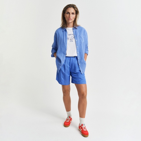  GANT Kadın Mavi Relaxed Fit Şort