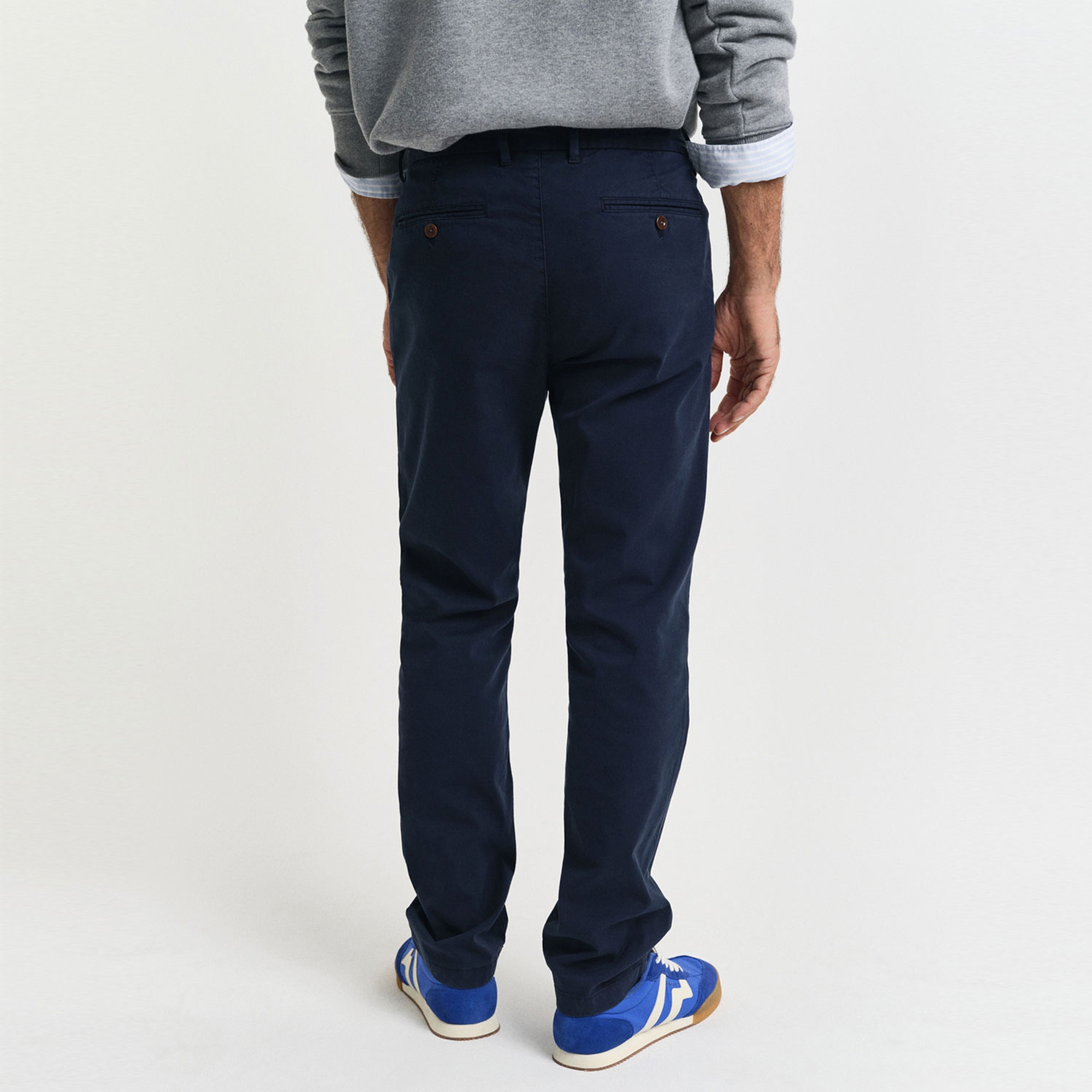 GANT Erkek Lacivert Slim Fit Pantolon
