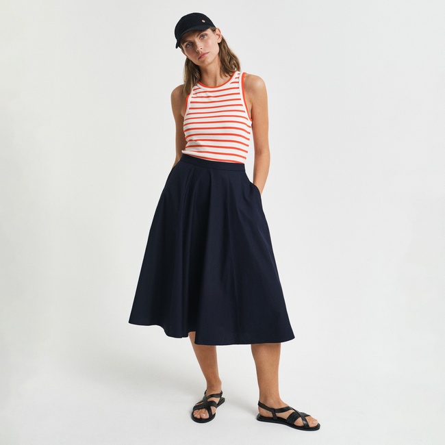  GANT Kadın Lacivert Loose Fit Etek