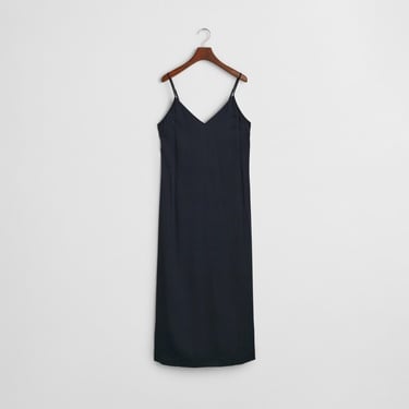  GANT Kadın Lacivert Regular Fit V Yaka Elbise