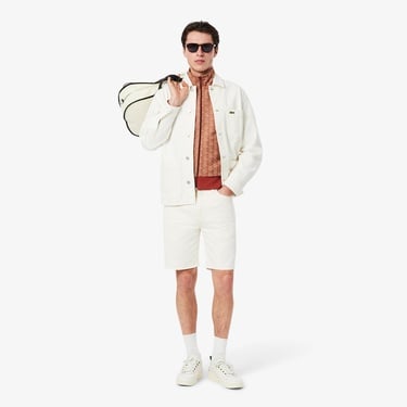  Lacoste Relaxed Fit Monogram Erkek Kahverengi Eşofman Üstü