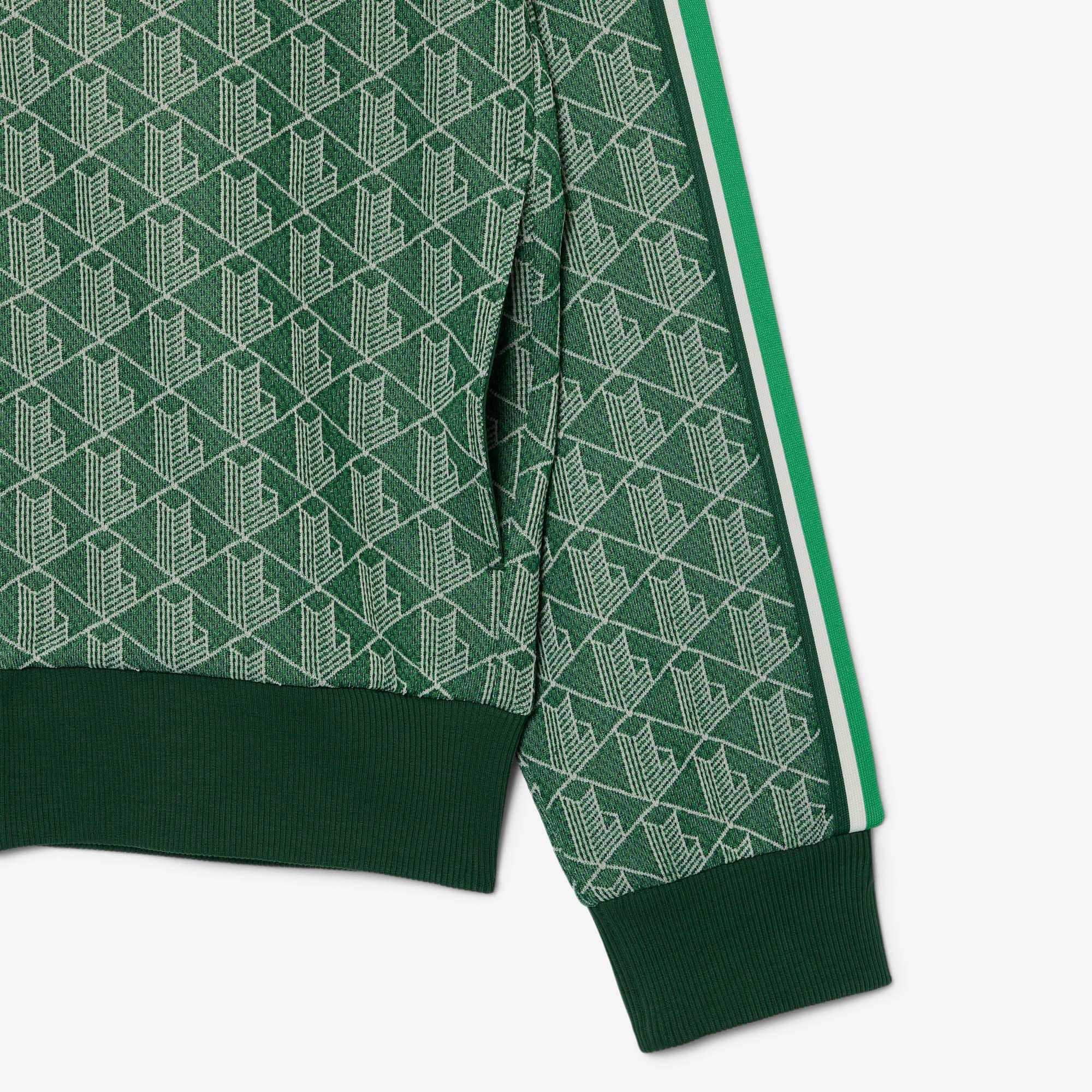 Lacoste Paris Full Zip Erkek Yeşil Eşofman Üstü