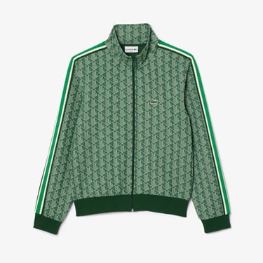  Lacoste Paris Full Zip Erkek Yeşil Eşofman Üstü