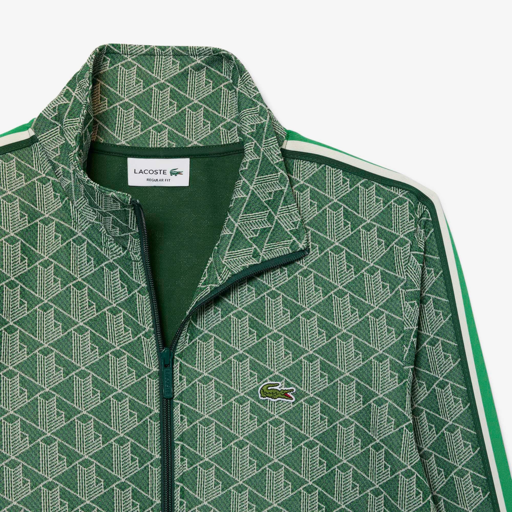 Lacoste Paris Full Zip Erkek Yeşil Eşofman Üstü